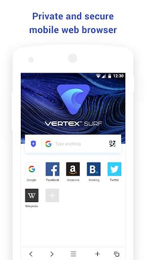 Vertex Surf - mobile web browser screenshot 1