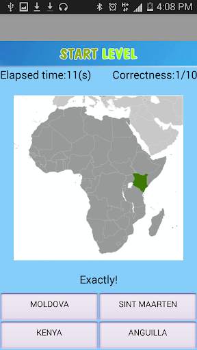 Funny Country Map Quiz screenshot 9