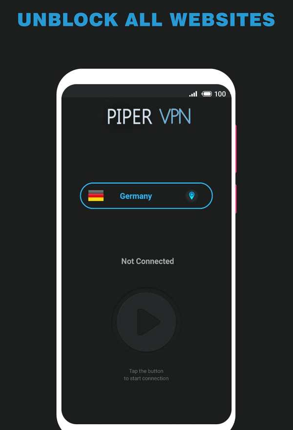 Piper VPN Fast-Lighting Proxy 2020 screenshot 1