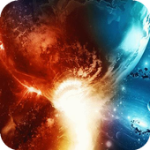 Bicolored planet LWP icon