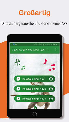 Dinosaurier-Sounds und Klingeltöne. screenshot 6