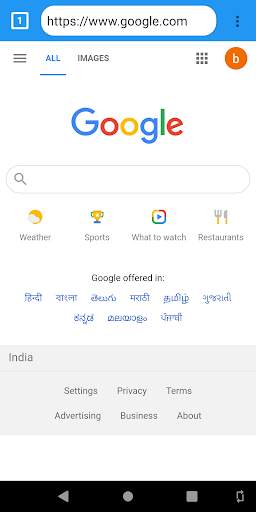 First Net Browser screenshot 1
