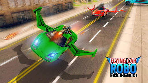 Flying Car Robot Games 3D screenshot 1