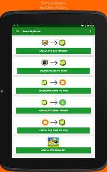 Gems Calc of Clash of Clans screenshot 5