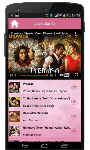 Bollywood Love Stories Songs screenshot 5