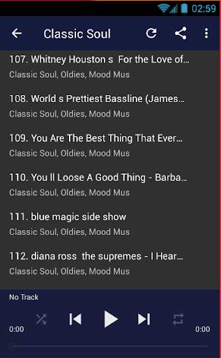 Classic Soul Songs . screenshot 5
