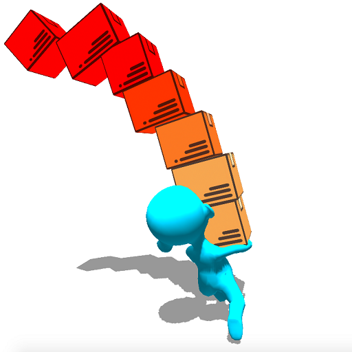 Stacky Balance Runner 3D - Free Cube Stack Box Run icon