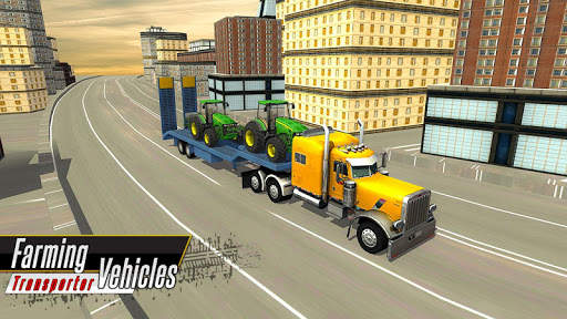 Farming Vehicles Transport: Transporter Truck Sim screenshot 4
