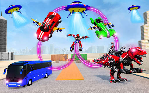 Dino Robot Transform Car Games screenshot 3