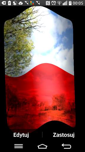 Poland Flag Live Wallpaper screenshot 4