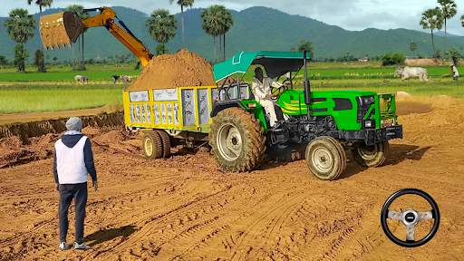 Real Tractor Trolley Simulator screenshot 1