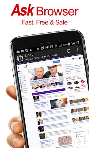 Browser for AskJeeves screenshot 1