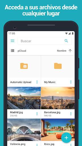 pCloud: Almacenamiento en la nube gratis screenshot 1