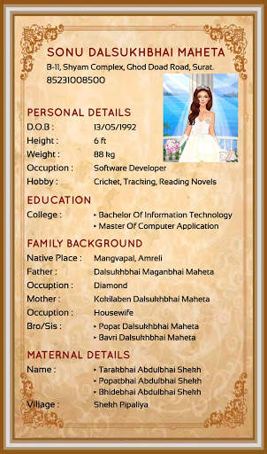 Biodata Maker - Biodata maker for marriage purpose screenshot 5