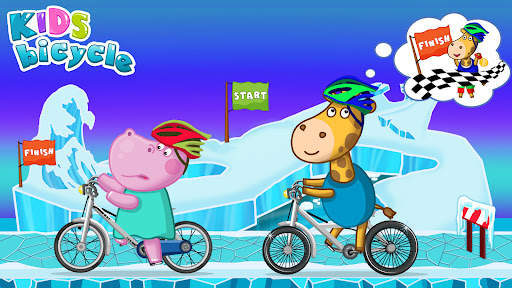 Hippo Bicycle: Kids Racing screenshot 8