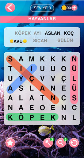 Kelime Arama Türkçe screenshot 3