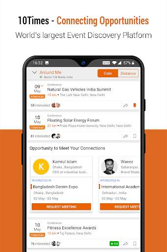 10times - Find Events, Tradeshow & Conferences screenshot 1