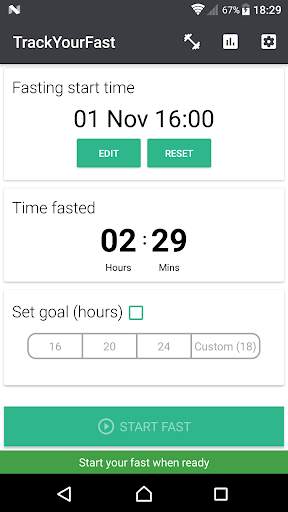 Track Your Fast - Intermittent Fasting Timer screenshot 1