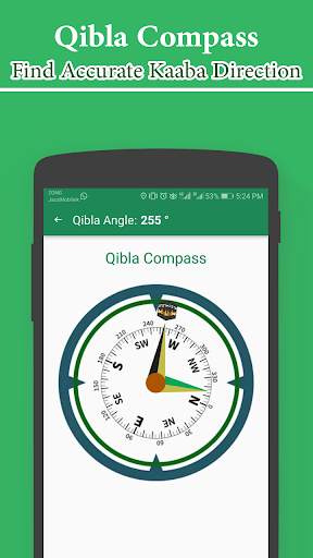Qibla Compass for Namaz – AL Quran – Prayer Times screenshot 1