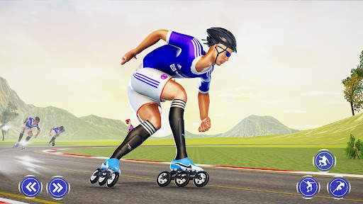 Jogo de corrida de patins screenshot 4