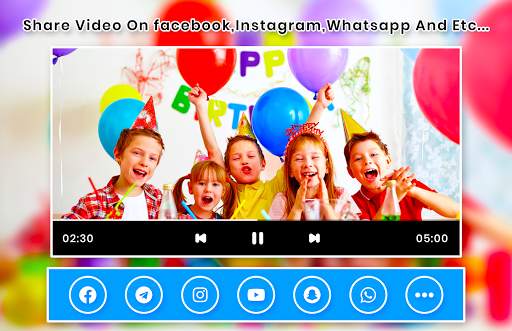 Birthday Video Maker With Song and name screenshot 4