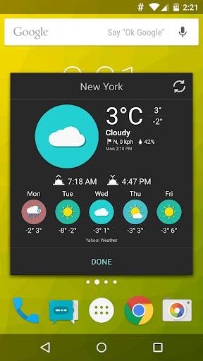 Chronus: Sthul Weather Icons स्क्रीनशॉट 3
