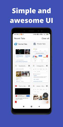 Web Browser screenshot 2