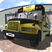 空港バスの運転手の3Dシムゲーム icon