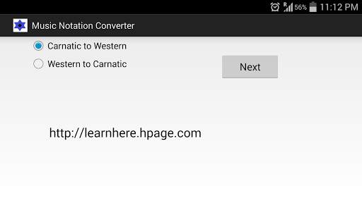 Carnatic  Music Converter screenshot 1