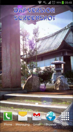 Real Zen Garden 3D: Night LWP screenshot 8