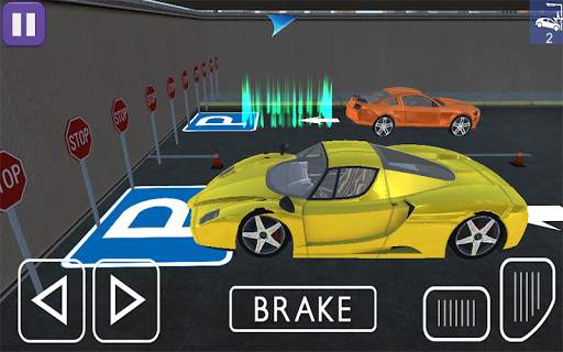 Real Car Parking: Basement Driving School Sim 3D screenshot 1