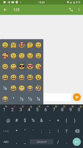 Simple Keyboard With Emojis स्क्रीनशॉट 5