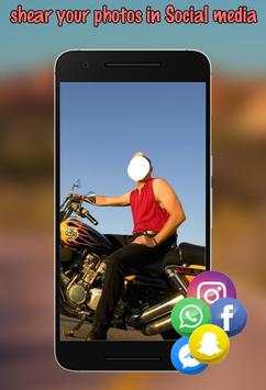 Man Bike Rider Photo Montage : Photo Editor screenshot 3