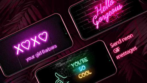 Neon Lights - Text Photo Editor 2 تصوير الشاشة
