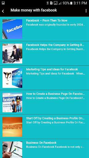 Make money with Facebook screenshot 1