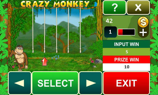 Crazy Monkey slot machine скриншот 2