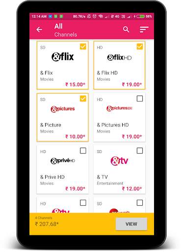 TRAI Channel Price List for DTH and Cable स्क्रीनशॉट 9