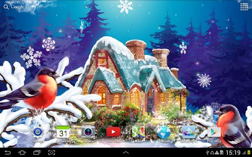 Winter Landscape Wallpaper 7 تصوير الشاشة