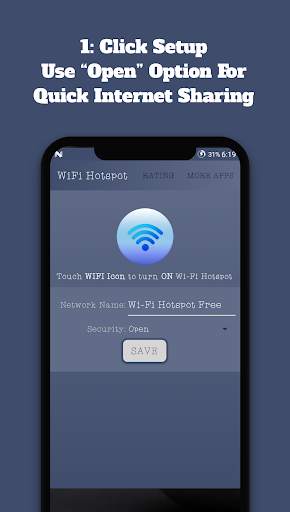 Wifi Hotspot Portable Free - One Click Easy Setup screenshot 3