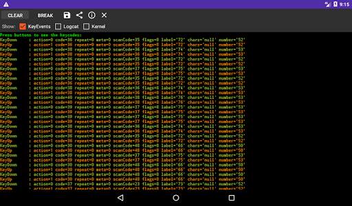 KeyEvent Display screenshot 3