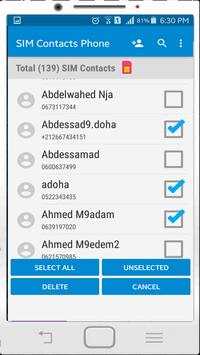 SIM Contacts Phone screenshot 2