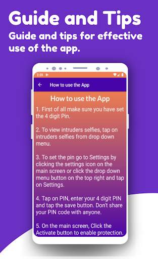 Dont Touch My Phone: Theft Alarm & Intruder Selfie screenshot 4