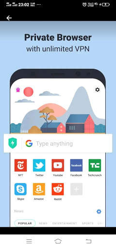 Falcon-Browser screenshot 4