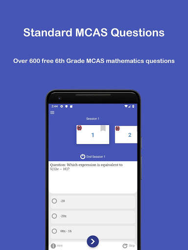 Grade 6 MCAS Math Test & Practice 2020 screenshot 7