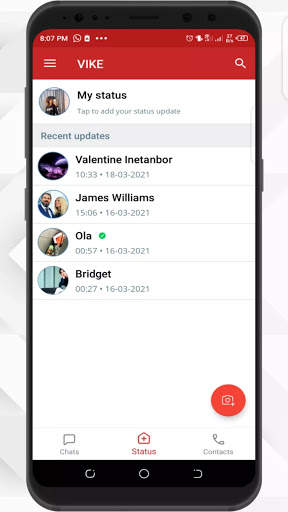 Vike Messenger screenshot 1