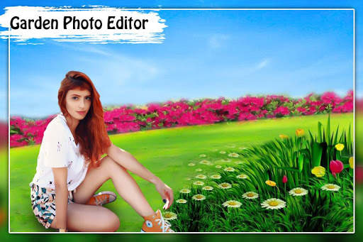 Garden photo frames : Photo Editor screenshot 3