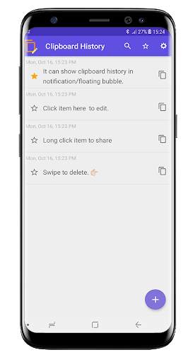 Clipboard History - Copy paste anywhere screenshot 1