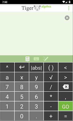Tiger — Algebra & Maths Solver with Solution скриншот 1