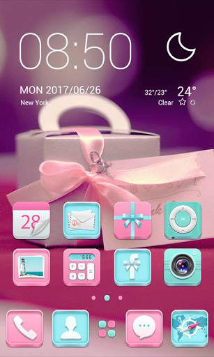 Gift GO Launcher Theme screenshot 2