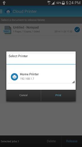 Cloud Ready Printer screenshot 3